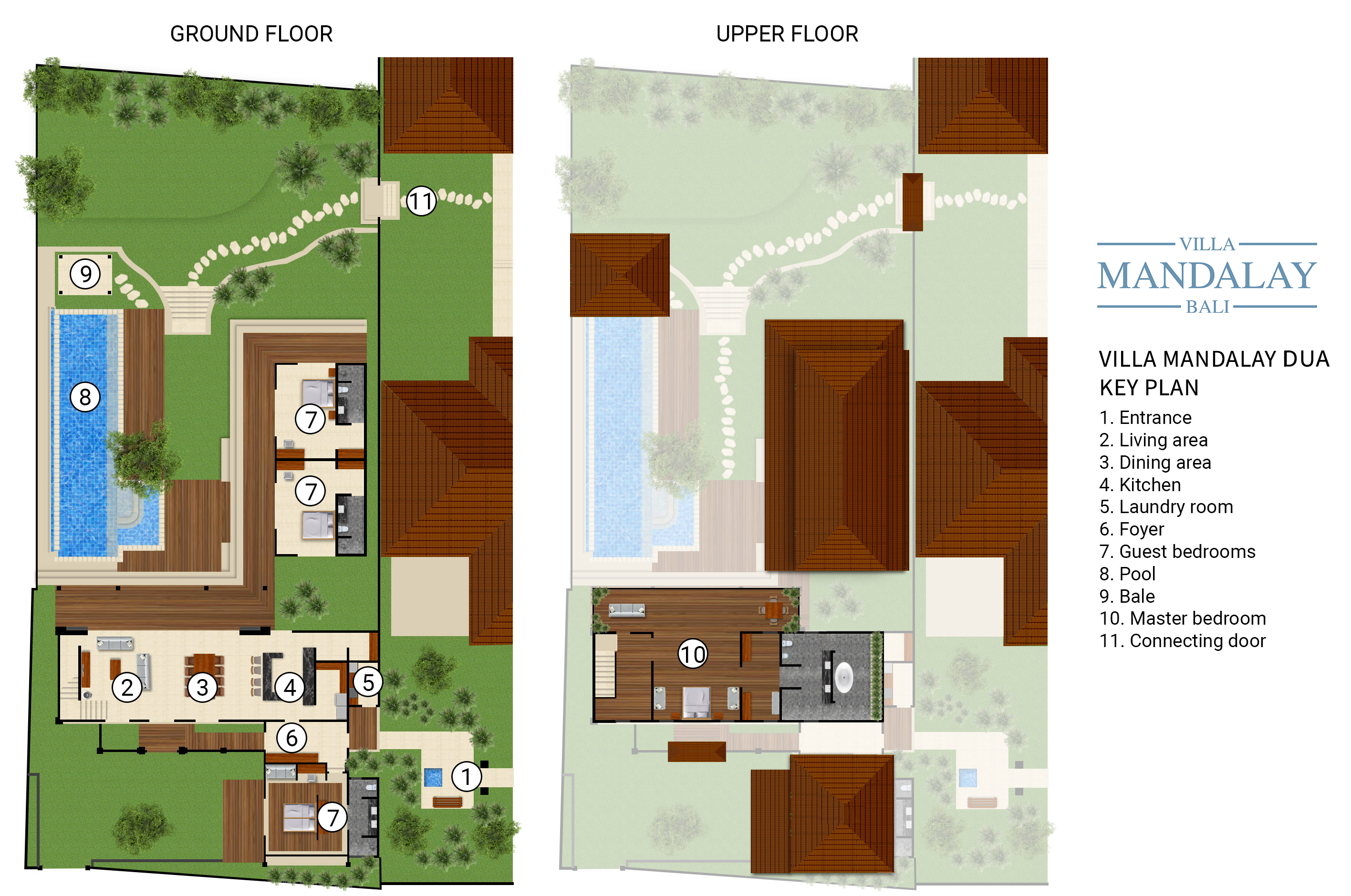 Villa Mandalay Dua - Floor Plan